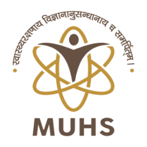  Maharashtra University of Health Sciences MUHS logo