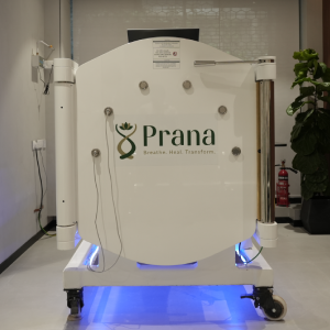 Prana Hyperbaric Oxygen Therapy chamber at HBOT Wellness Centre