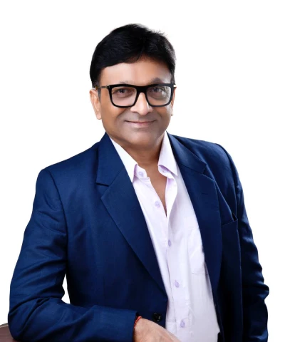 Business professional seated at Prana HBOT Wellness Centre office