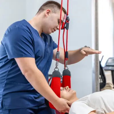Stressed woman surrounded by multiple tasks and digital devices at work